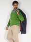 Chaqueta o Cardigan Botones Verde Hombre