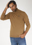 Pull Col Roulé Camel Homme