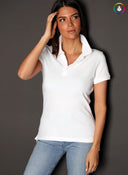Polo Blanco Classic Mujer Personalizar