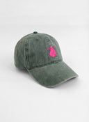 Gorra Verde Denim Efecto Desgastado