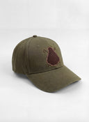 Gorra Verde Kaki Capote Marrón