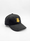 Gorra Negra Capote Dorado