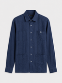 Guayabera Azul Marino Hombre