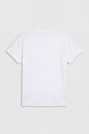 Camiseta Blanca Abstracta Mujer