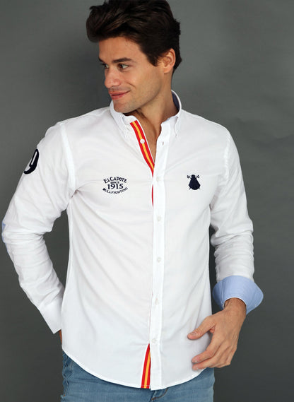 西班牙男子帆船賽白襯衫