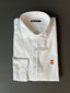 Camisa Sarga Blanca Logo España Hombre