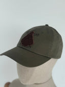 Gorra Verde Kaki Capote Marrón