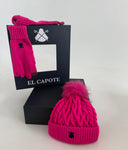 Pack de Gorro Y Guantes Fucsia Mujer