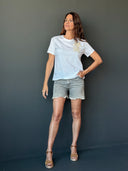 Camiseta Cruda Crochet Mujer