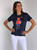Camiseta Azul Personalizable Torito Selección Mujer