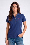 Polo Classic Azul Índigo Mujer