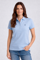 Polo Classic Celeste Mujer
