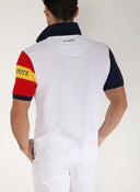 Polo Homme Blanc Manga Espagne