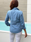 Camisa Denim Lino Mujer