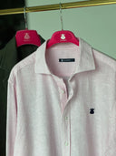 Camisa Rayas Rosas Hombres