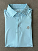 Polo Celeste Ultraligero Hombre