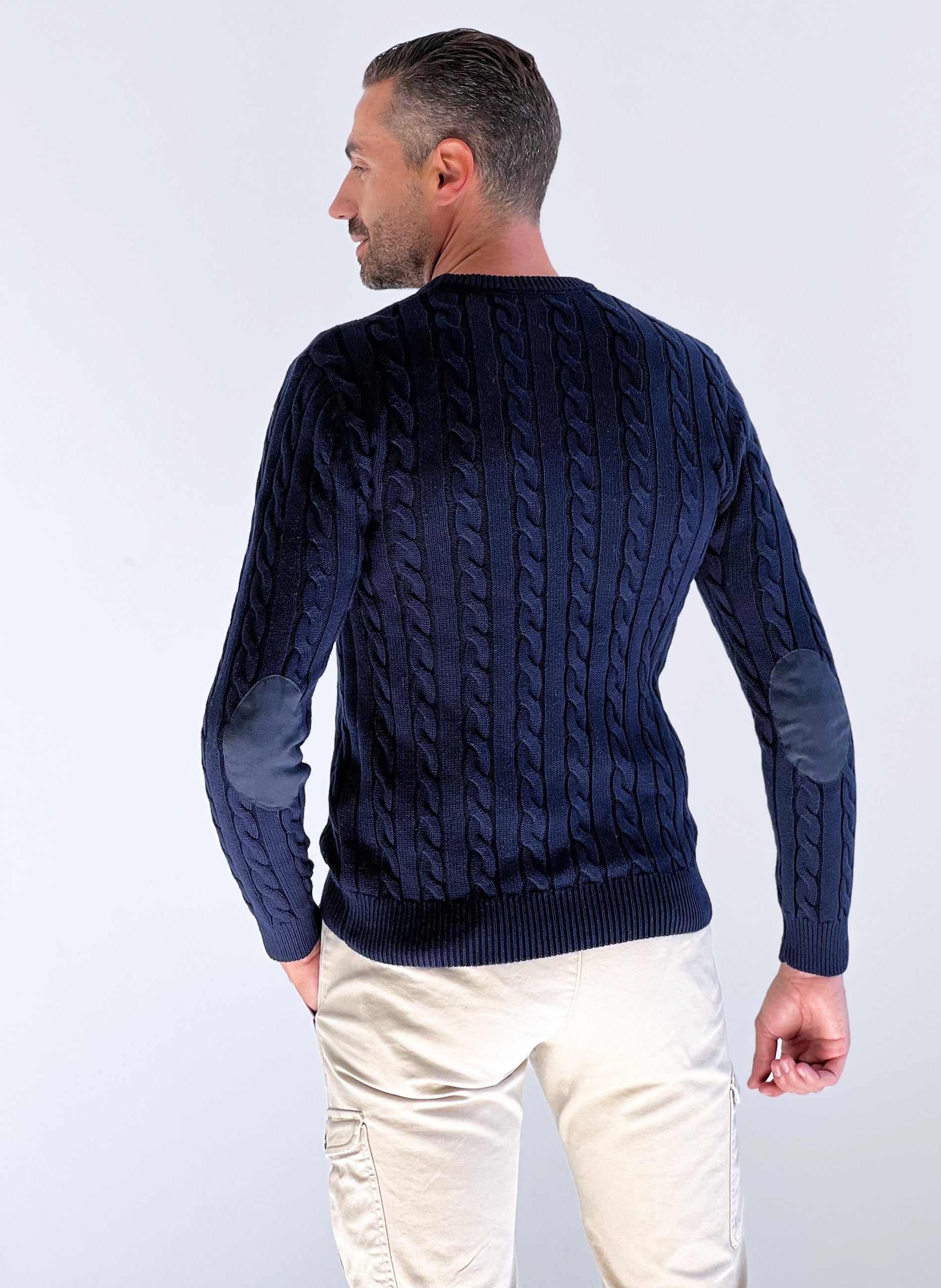 Elbow pad sweater outlet mens