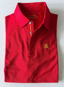 Polo Rojo España Tejido Técnico Hombre