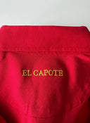 Polo Rojo España Tejido Técnico Hombre