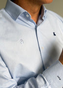 Camisa Azul Celeste Para Personalizar Hombre