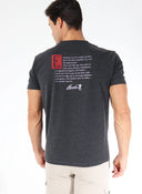 Anthracite T-shirt Tribute to Blas de Lezo Man