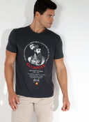 Anthracite Men's T-shirt Tribute to Pizarro