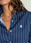 Camisa Azul Raya Diplomática Mujer