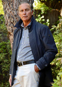 Parka Azul Acolchada Hombre