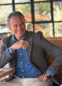 Americana Tweed Marrón Hombre