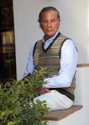 Chaleco Verde Jaspeado Hombre