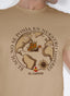 T-shirt beige "Le soleil ne s'est pas couché sur Notre Empire"