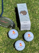 Caja de 3 Bolas de Golf Logo España