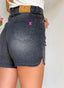 Short Vaquero Negro Mujer