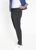 Men's Gray Pinstripe Jogger Pants