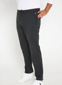 Men's Gray Pinstripe Jogger Pants