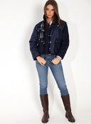 Chaqueta Azul Acolchada Campo Mujer