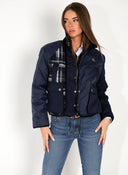 Chaqueta Azul Acolchada Campo Mujer