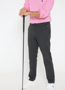 Men's Gray Pinstripe Jogger Pants