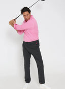 Men's Gray Pinstripe Jogger Pants