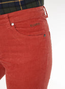 Micro Corduroy Tile Woman Pants 