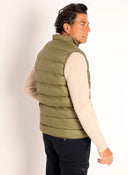 Chaleco Hombre Plumas Verde