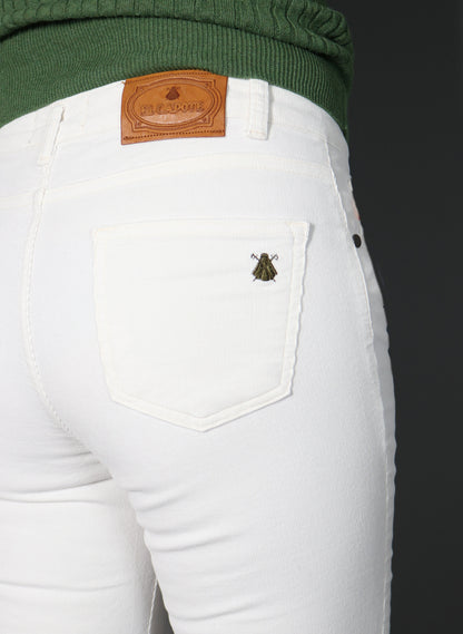 Women's Off-White Micro Corduroy Pants