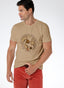 T-shirt beige "Le soleil ne s'est pas couché sur Notre Empire"