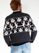 Blue Christmas Sweater Man