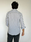 Polera Raya Ancha Kaki Lino Hombre