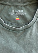 Camiseta Verde Eslogan Hombre