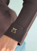 Chaqueta Marrón Cruzada Mujer