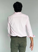 Camisa Rosa Piqué Fino Hombre