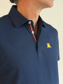 Polo Azul España Tejido Técnico Hombre