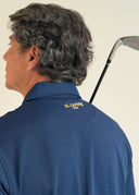 Polo Azul España Tejido Técnico Hombre